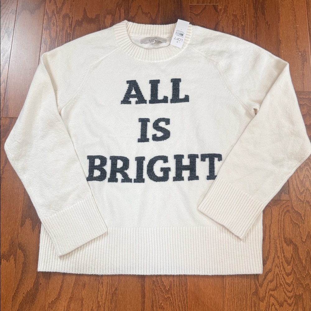 LOFT Glistening Holiday Sweater - Picture 4 of 12